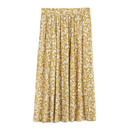 Seasalt Cornwall Seasalt Cornwall Rok Ready Sail geel / wit