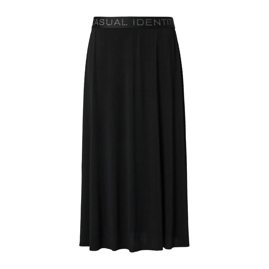 comma casual identity comma casual identity Rok zwart / zilver -