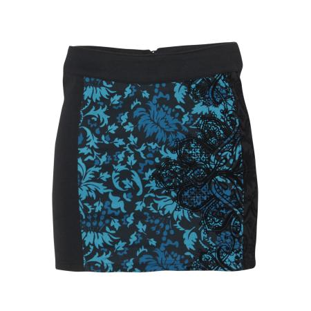 KOROSHI KOROSHI Rok navy / lichtblauw