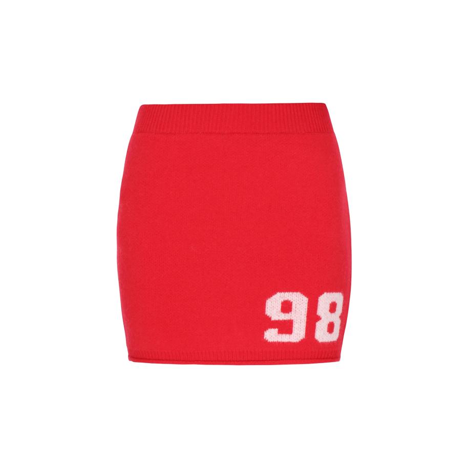MYMO MYMO Rok rood / wit -