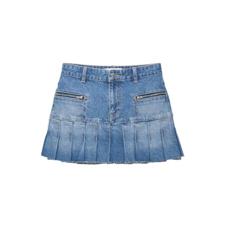 Pull&Bear Pull&Bear Rok blauw denim