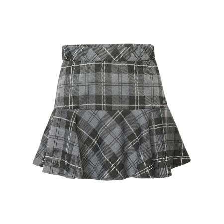 KOROSHI KOROSHI Rok grijs / zwart / wit