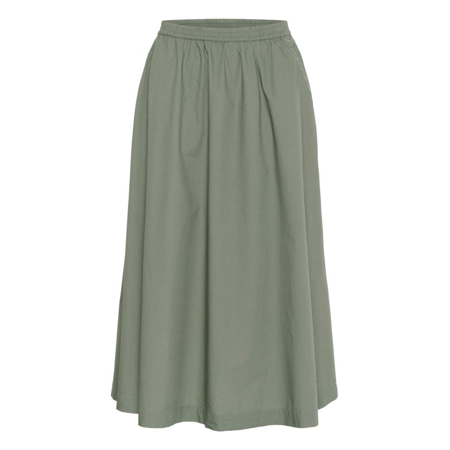 Cream Cream Rok Devika kaki -