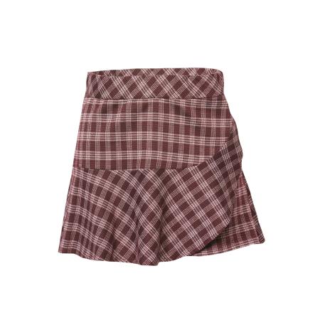 KOROSHI KOROSHI Rok donkerrood / zwart / wit