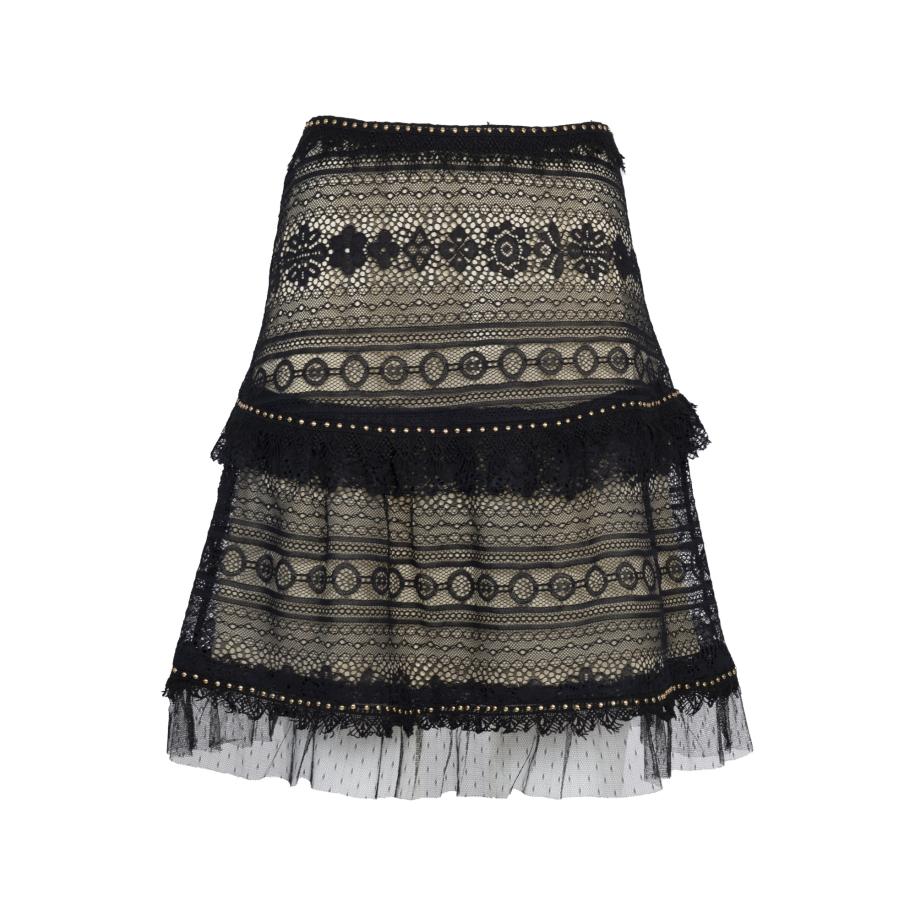 Influencer Influencer Rok zwart / wit -