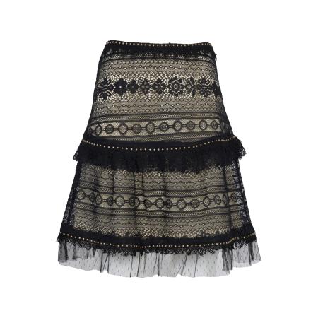 Influencer Influencer Rok zwart / wit