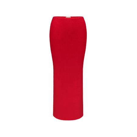 Moda Minx Moda Minx Rok Scrunch Long rood