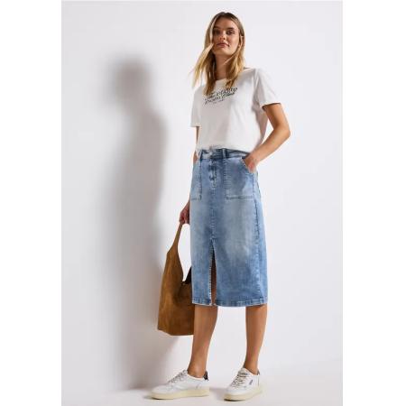 Street One Denim rok met split