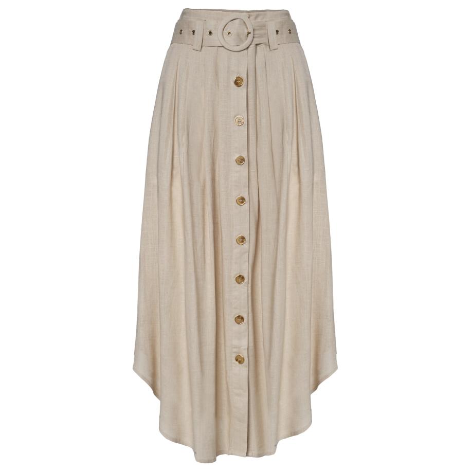 Influencer Rok beige Bruin