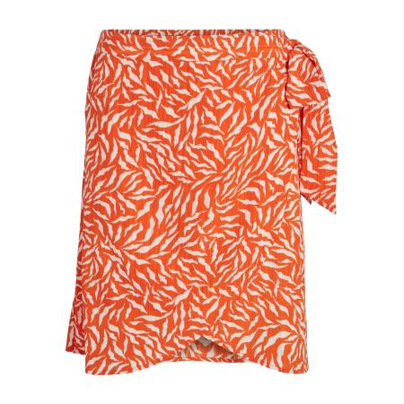 Vila VILA Rok Sille Aria oranje / wit