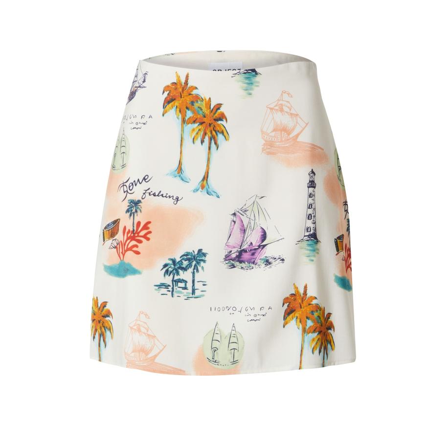 Object OBJECT Rok OBJDinah donkergroen / lila / abrikoos / wit -