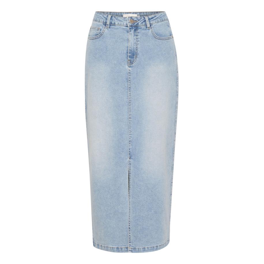 Cream Cream Rok blauw denim -