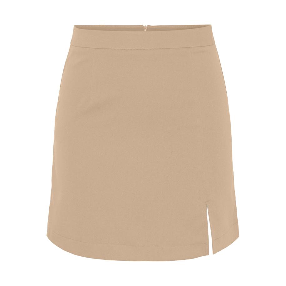 Pieces PIECES Rok THELMA donkerbeige -