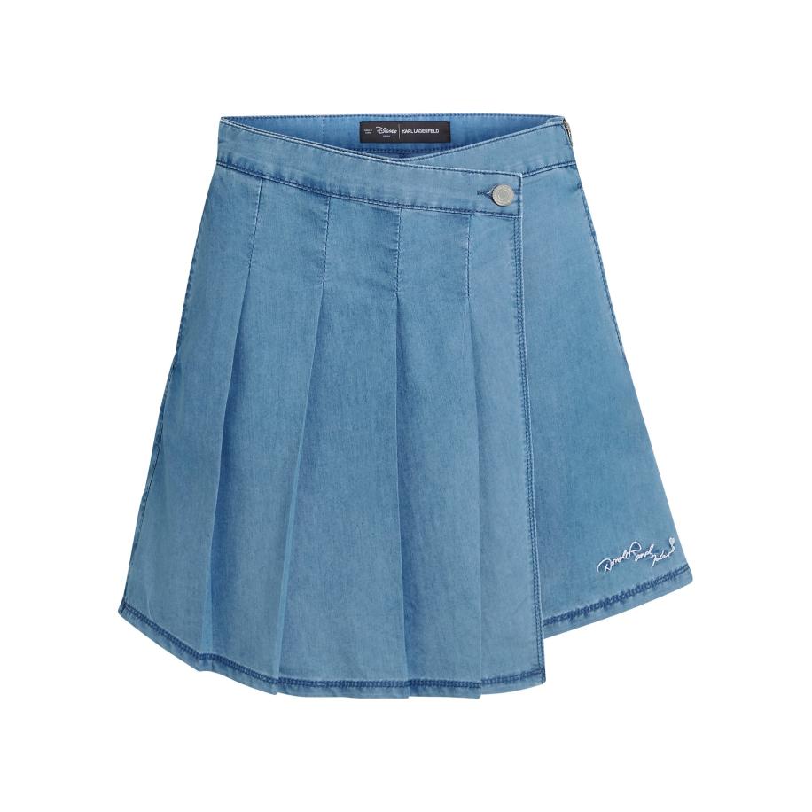 Karl Lagerfeld Karl Lagerfeld Rok Disney x Karl Lagerfeld blauw denim / geel / zwart / wit -