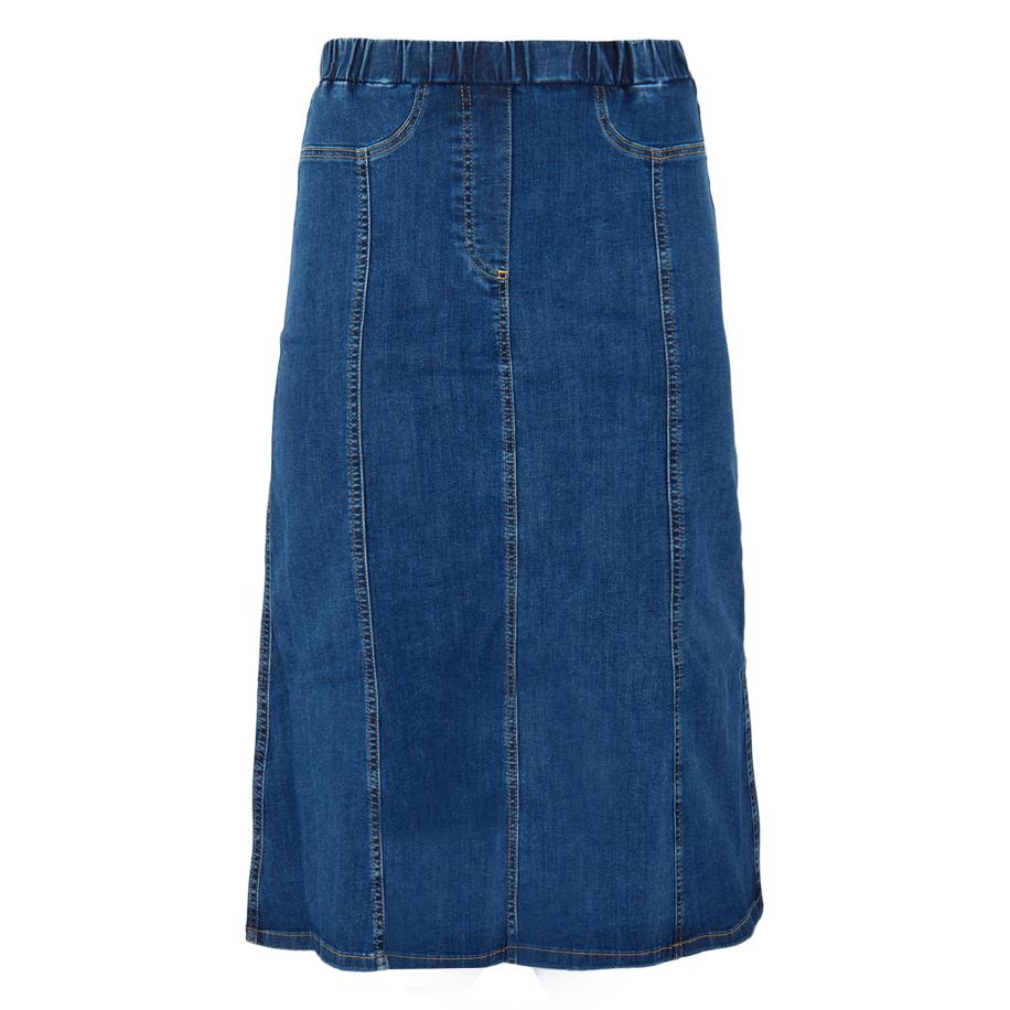 Yoek YOEK Rok blauw denim -