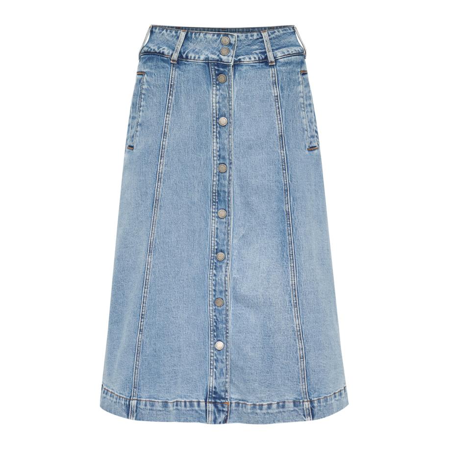 My Essential Wardrobe My Essential Wardrobe Rok DangoMW blauw denim -