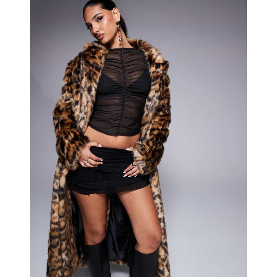 OW Collection Claire Mini rok in zwart Zwart