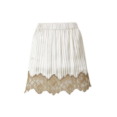 TOPSHOP Rok grijs / olijfgroen / natuurwit