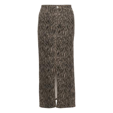 Kaffe Kaffe Rok Leondra beige / ombergrijs