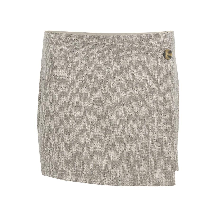 My Essential Wardrobe My Essential Wardrobe Rok Emmy beige gemêleerd -