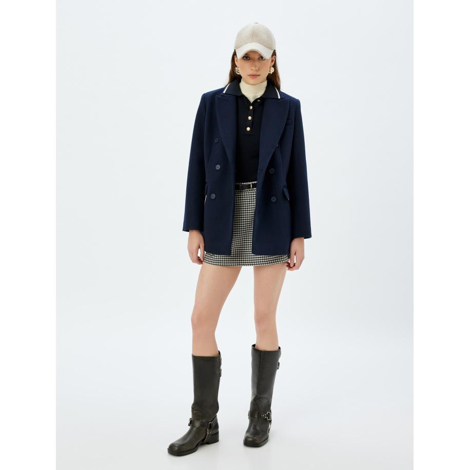 Koton Koton Rok navy / wit -