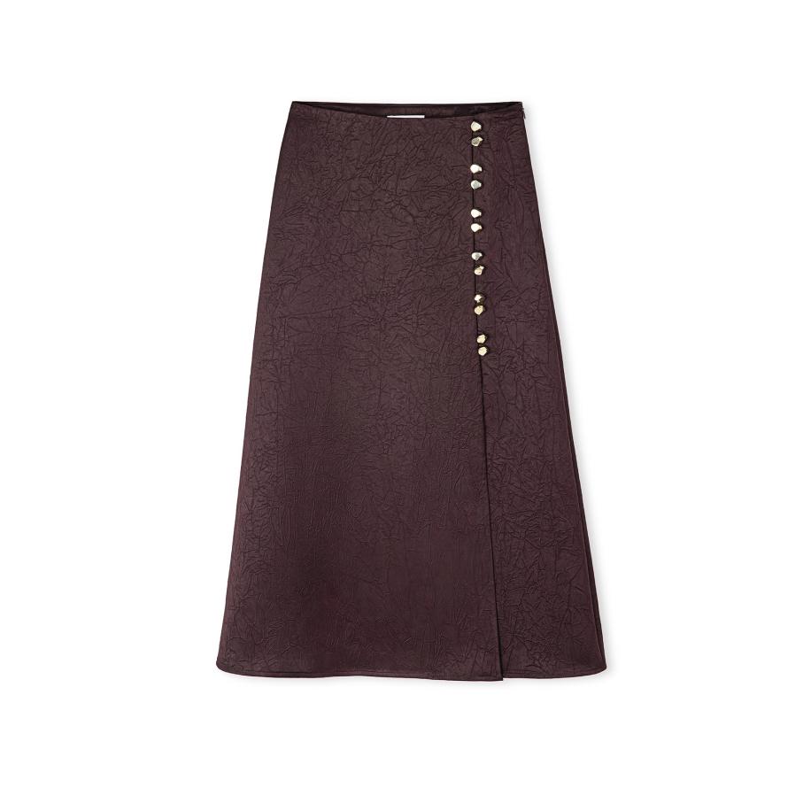 Ipekyol Ipekyol Rok bruin / goud -