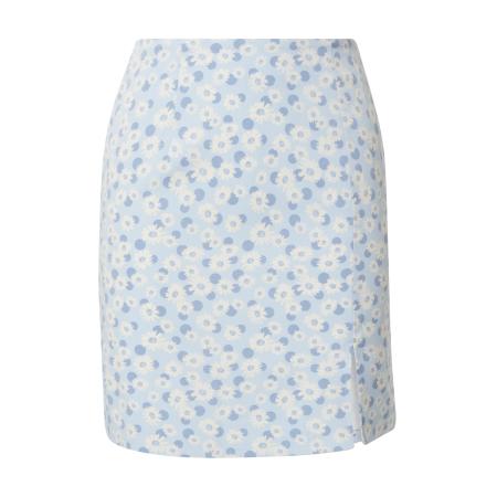 The Frolic Rok smoky blue / lichtblauw / wit