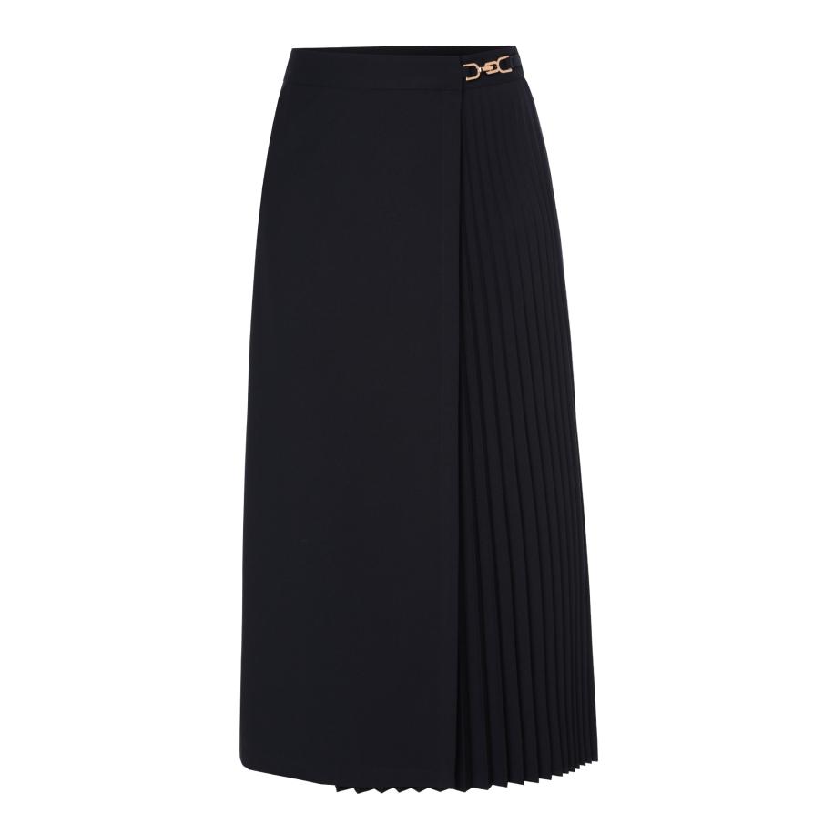 TATUUM Rok Plisona navy Blauw