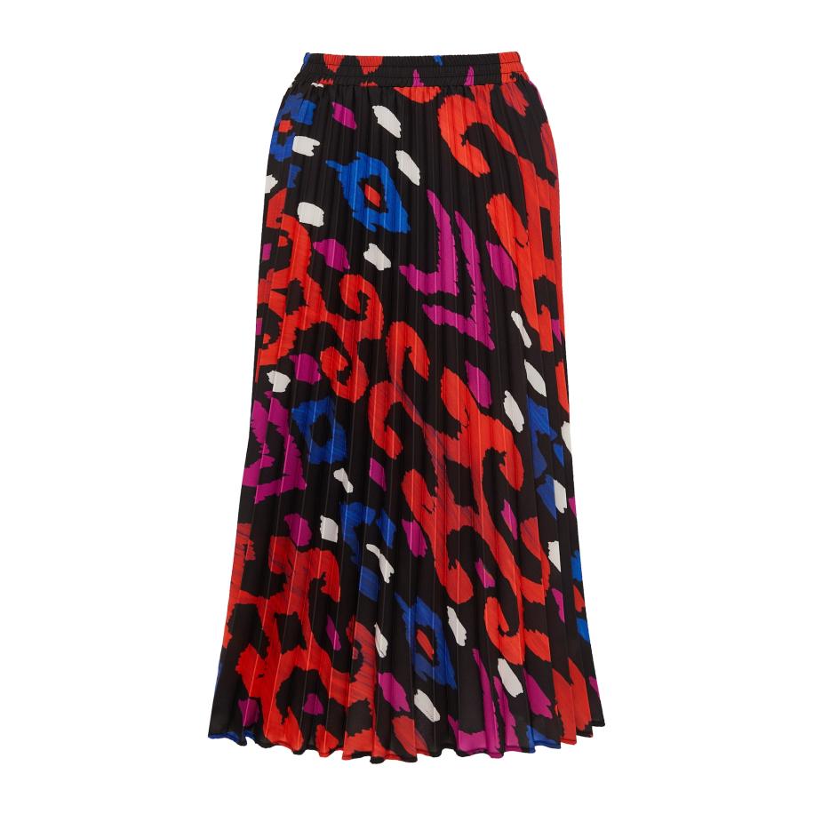 Threadbare Threadbare Rok Cucumber blauw / pink / rood / zwart -