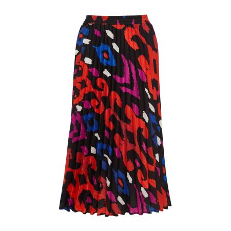 Threadbare Threadbare Rok Cucumber blauw / pink / rood / zwart