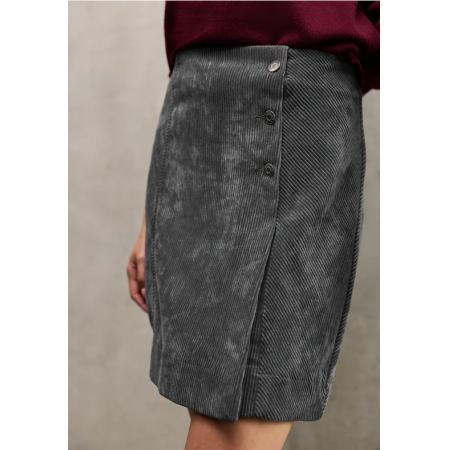 Street One Corduroy rok in wikkel-look