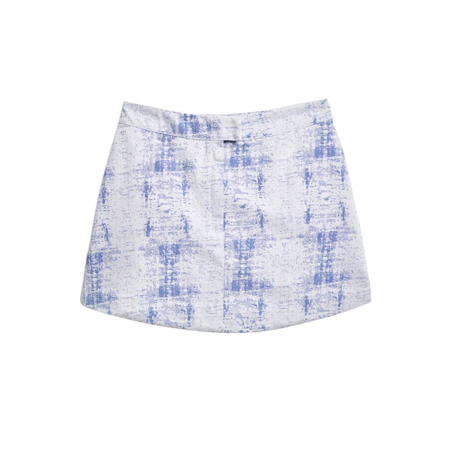 Desigual Desigual Rok blauw / wit -