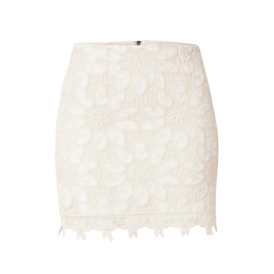TOPSHOP Rok ivoor / wit Bruin