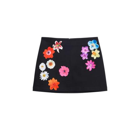 Desigual Desigual Rok gemengde kleuren / zwart