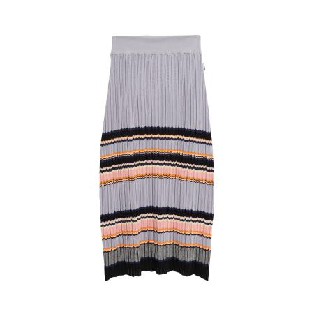 Armedangels ARMEDANGELS Rok Minna goudgeel / lichtgrijs / rosa / zwart