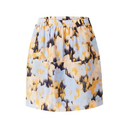 Second Female SECOND FEMALE Rok Marigold sand / lichtblauw / violetblauw / mandarijn