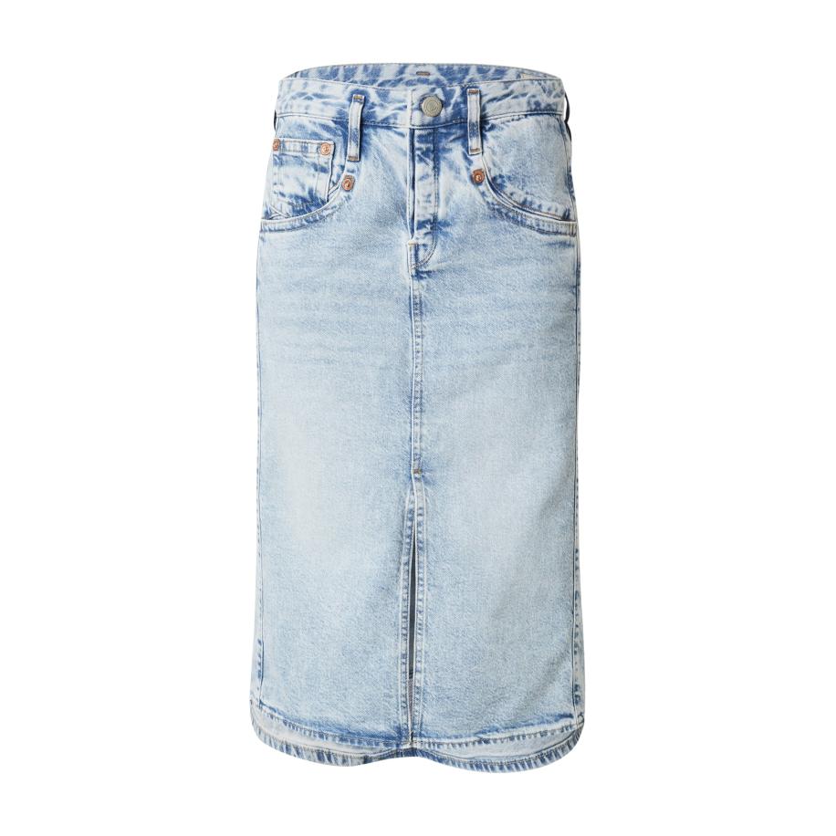 Herrlicher Herrlicher Rok Shyra blauw denim -