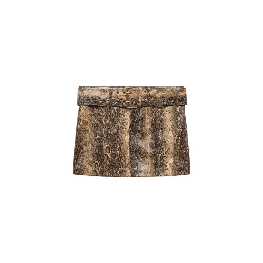 Mango MANGO Rok KIM bruin / lichtbruin / zwart -