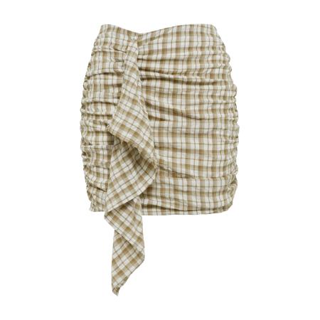 St MRLO Rok GATHER beige / bruin