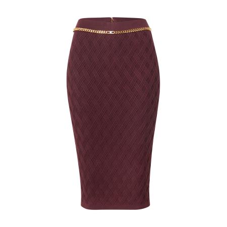 Elisabetta Franchi Elisabetta Franchi Rok bordeaux