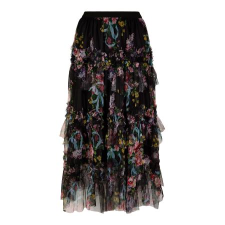 Apricot Apricot Rok gemengde kleuren / zwart