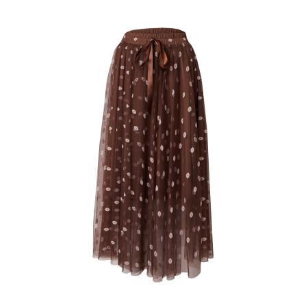 miss goodlife miss goodlife Rok Kisses lichtbeige / bruin / lichtbruin