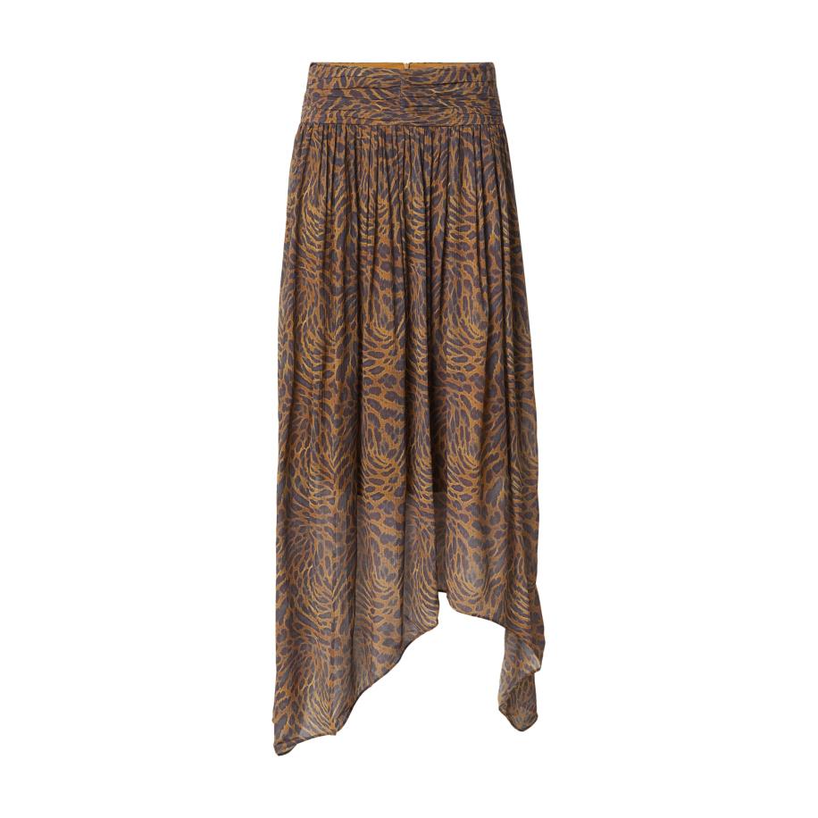 IRO Rok Calesa cognac / bruin gemêleerd Bruin