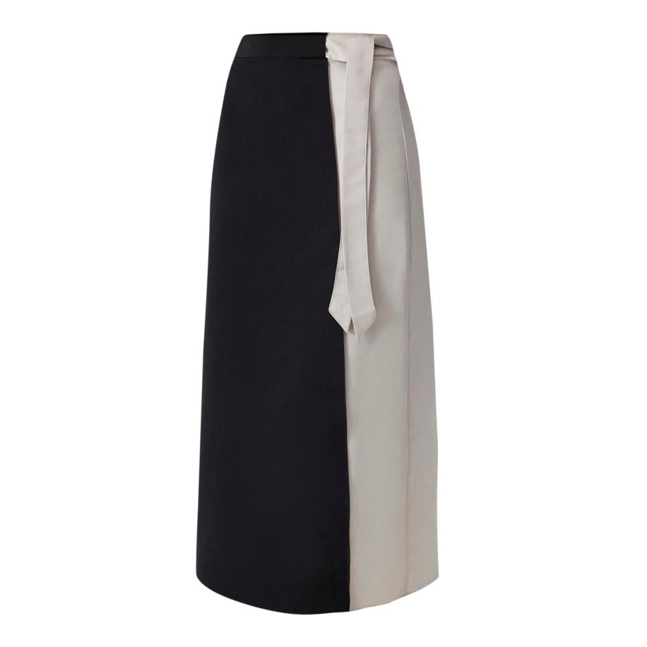 Touche Prive Touche Prive Rok grijs / zwart -
