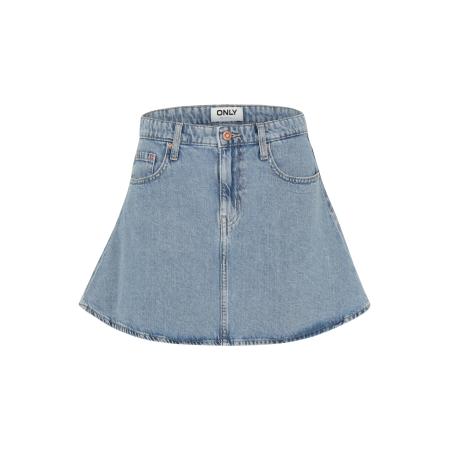 Only Only Petite Rok ONLEDEN blauw denim