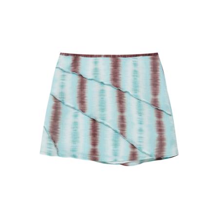 Pull&Bear Pull&Bear Rok lichtblauw / bruin
