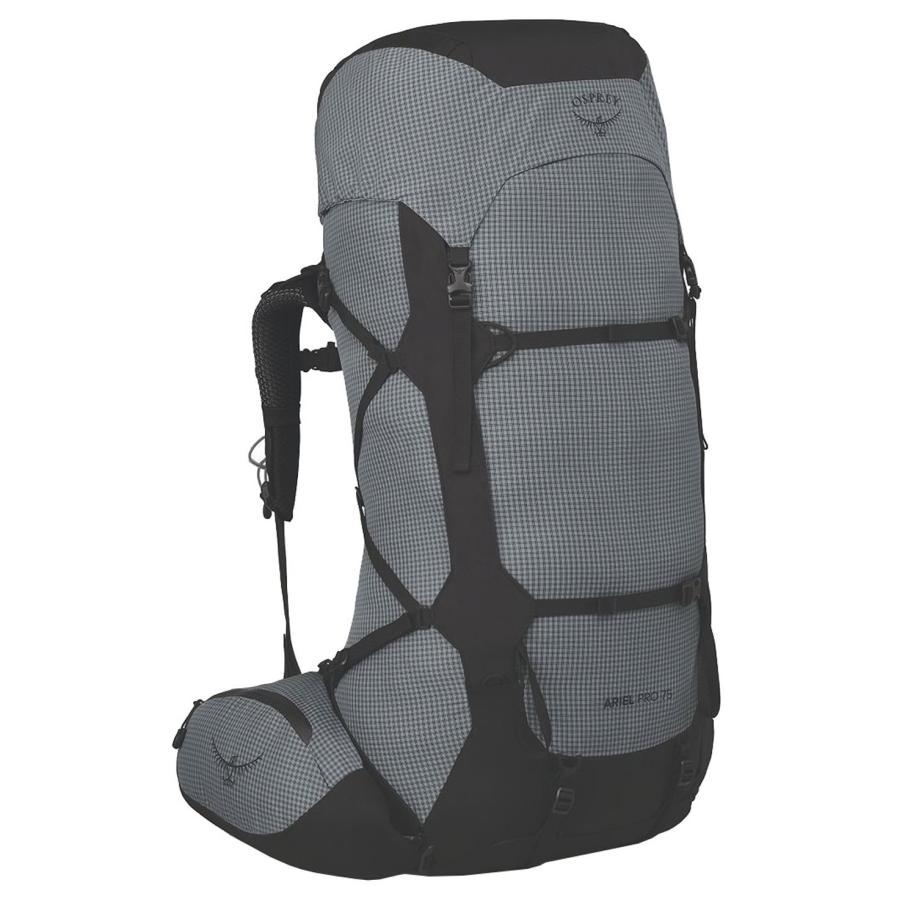 Osprey Ariel Pro 75 WXS/WS silver lining backpack Grijs