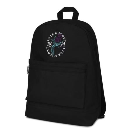 Lyle & Scott Thistle Backpack jet black