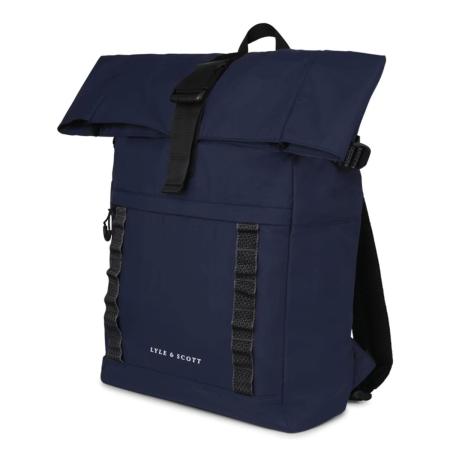 Lyle & Scott Ripstop Rolltop Backpack dark navy