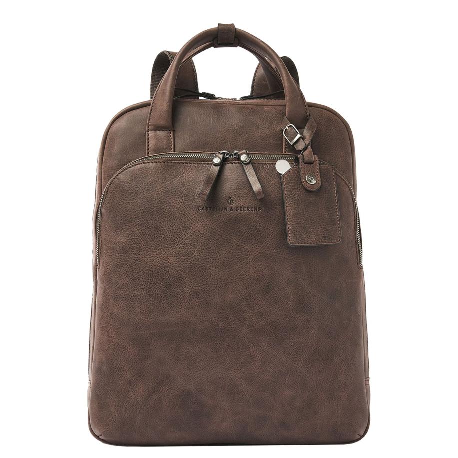 Castelijn & Beerens Carisma Laptop Rugzak 15.6 + tablet mocca Bruin